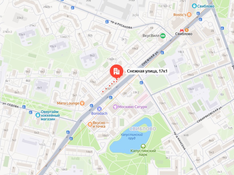 Снапкредит адрес